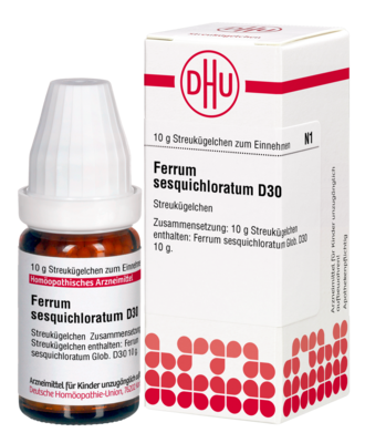 FERRUM SESQUICHLORATUM D 30 Globuli