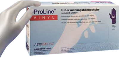 PROLINE Vinyl Unt.Handschuhe M