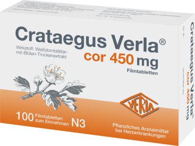 CRATAEGUS VERLA Cor 450 mg Filmtabletten