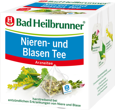 BAD HEILBRUNNER Nieren- und Blasen Tee Filterbeut.