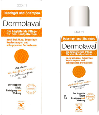DERMOLAVAL Duschgel+Shampoo f.d.Hautpatienten