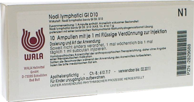 NODI lymphatici GL D 10 Ampullen