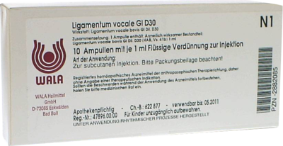 LIGAMENTUM VOCALE GL D 30 Ampullen