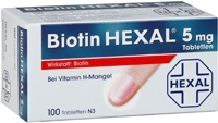 BIOTIN HEXAL 5 mg Tabletten