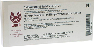 TUNICA mucosa intestini tenuis GL D 6 Ampullen