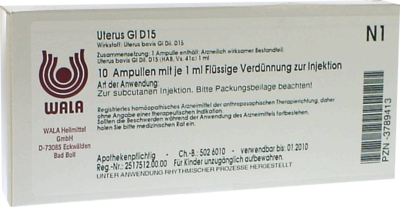 UTERUS GL D 15 Ampullen