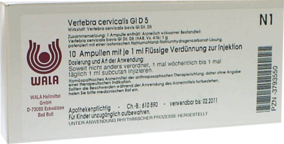 VERTEBRA cervicalis GL D 5 Ampullen