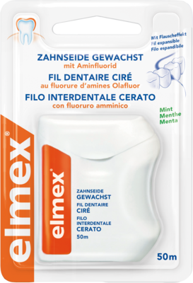 ELMEX Zahnseide gewachst mit Aminfluorid