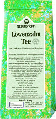 GESUNDFORM Löwenzahn Tee