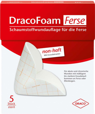 DRACOFOAM Schaumstoff Wundauflage Ferse