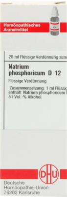 NATRIUM PHOSPHORICUM D 12 Dilution