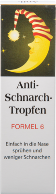 ANTI-SCHNARCH Tropfen Formel 6
