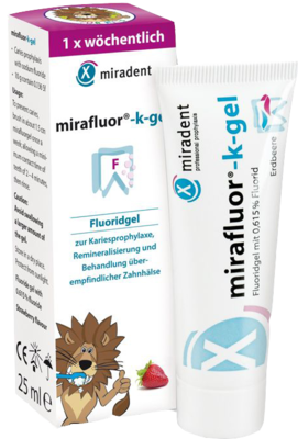 MIRADENT Kinder-Fluoridgelee mirafluor Erdb.0,615%
