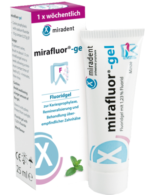MIRADENT Fluoridgelee mirafluor-gel mint 1,23% NaF