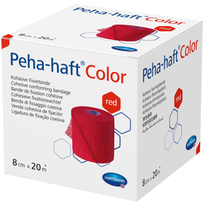 PEHA-HAFT Color Fixierb.latexfrei 8 cmx20 m rot