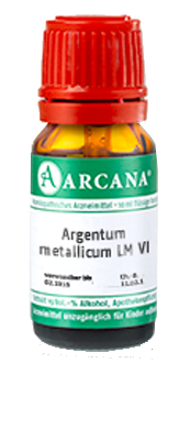 ARGENTUM METALLICUM LM 6 Dilution