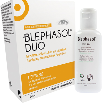 BLEPHASOL Duo 100 ml Lotion+100 Reinigungspads