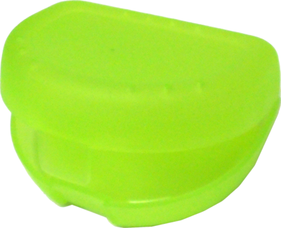 ZAHNSPANGENBOX small grün transparent