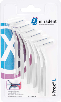 MIRADENT Interdentalbürste I-Prox L 0,6 mm weiß