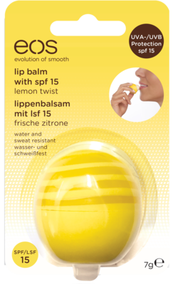 EOS Lip Balm lemon drop LSF 15 Blister