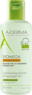 A-DERMA EXOMEGA CONTROL Reinigungsgel 2in1