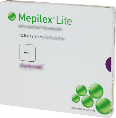 MEPILEX Lite Schaumverband 12,5x12,5 cm steril