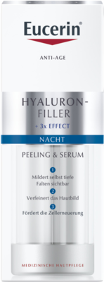 EUCERIN Anti-Age Hyaluron-Filler Nacht Peel.+Serum
