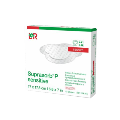 SUPRASORB P sensitive PU-Schaumv.sacr.bor.17x17,5