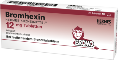 BROMHEXIN Hermes Arzneimittel 12 mg Tabletten