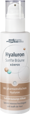 HYALURON SANFTE Bräune Körperpflege Creme