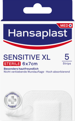 HANSAPLAST Sensitive Wundverband steril 6x7 cm