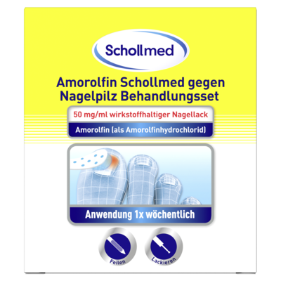 AMOROLFIN Schollmed gegen Nagelpilz Behandlungsset