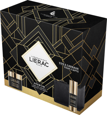LIERAC Premium x-mas Set seidige Creme+AugenCreme