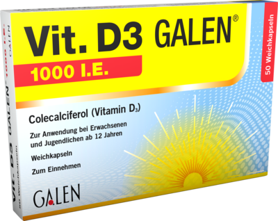 VIT. D3 GALEN 1000 I.E. Weichkapseln