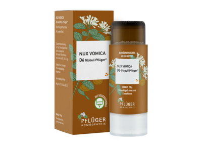 NUX VOMICA D 6 Globuli Pflüger Globulispender