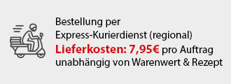 Grafik Erläuterung Versandkosten Express- Kurierdienst