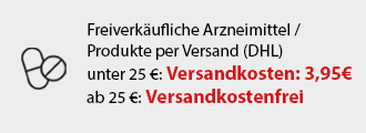 Grafik Erläuterung Versandkosten freiverkäufliche Arzneimittel