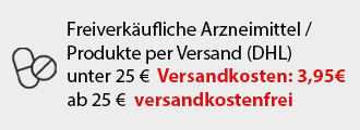 Grafik Erläuterung Versandkosten freiverkäufliche Arzneimittel
