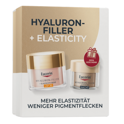 XMAS Set - EUCERIN Anti-Age Hyaluron-Filler+Elast.Rose LSF 30