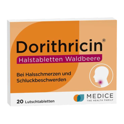 DORITHRICIN Halstabletten Waldbeere