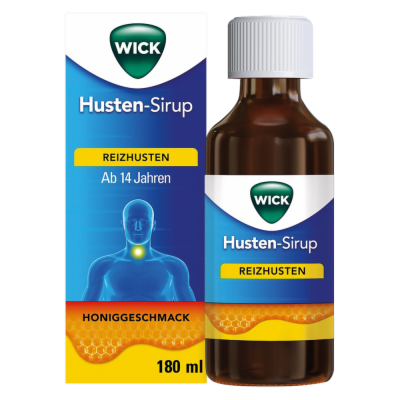 WICK Husten-Sirup gegen Reizhusten mit Honig