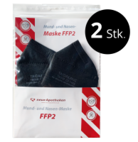 Mund- und Nasen-Maske FFP2 schwarz